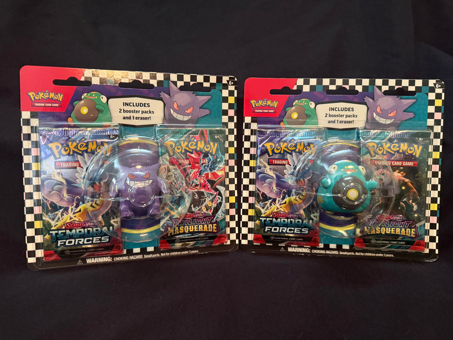 Pokemon 2 Pack with Eraser
