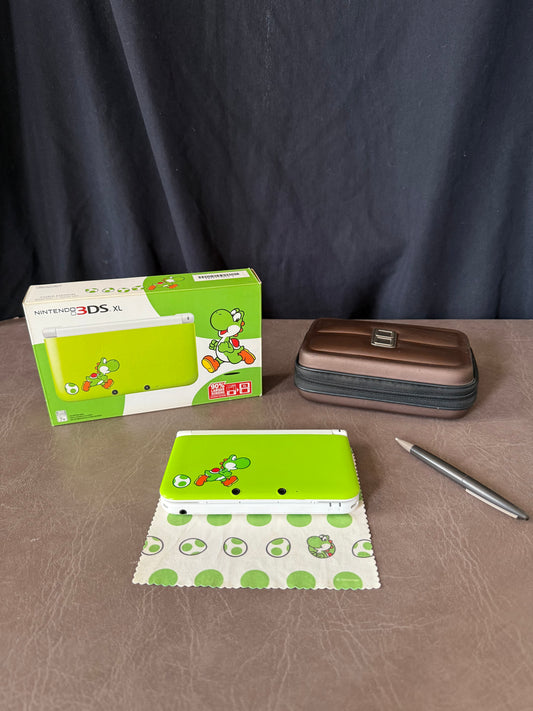 Nintendo 3DS XL Yoshi Special Edition Console US Model EXCELLENT CONDITION MINT